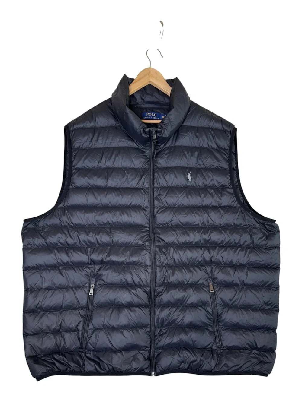 Polo Ralph Lauren Down Puffer Vest Black Men's Size 4XLT Big & Tall
